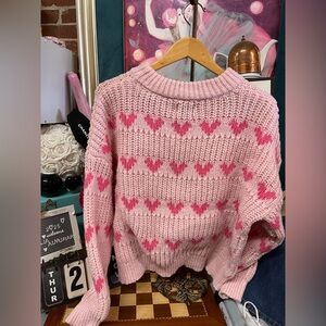 Major Label Group Heart Sweate